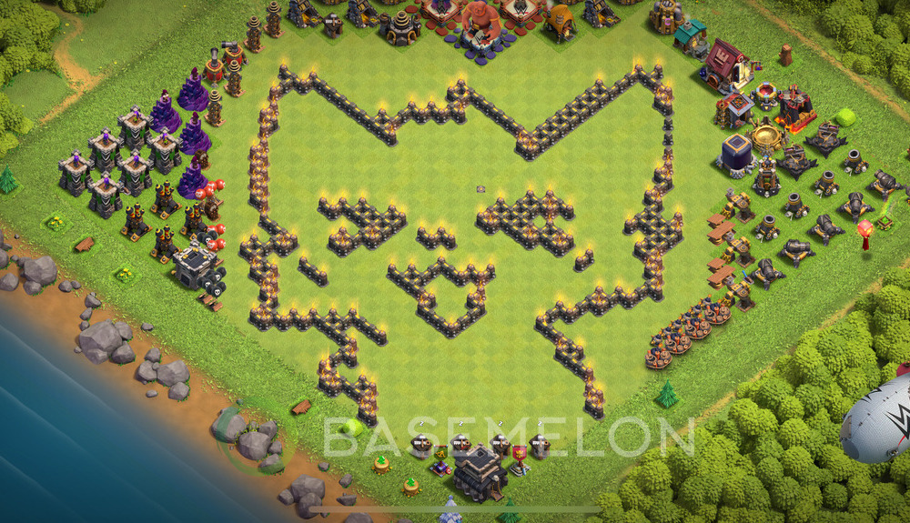 Rathaus Level 9 Progress Base 2025, Layout #2029