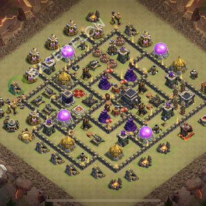 Town Hall Level 9 War Base Design 2025, Anti 3 Stars, Anti Everything, Layout #2144