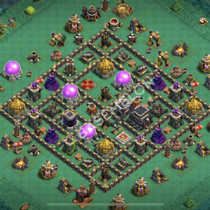 Rathaus Level 9 Farmen Base 2026, Max Level, Hybrid, Layout #2526