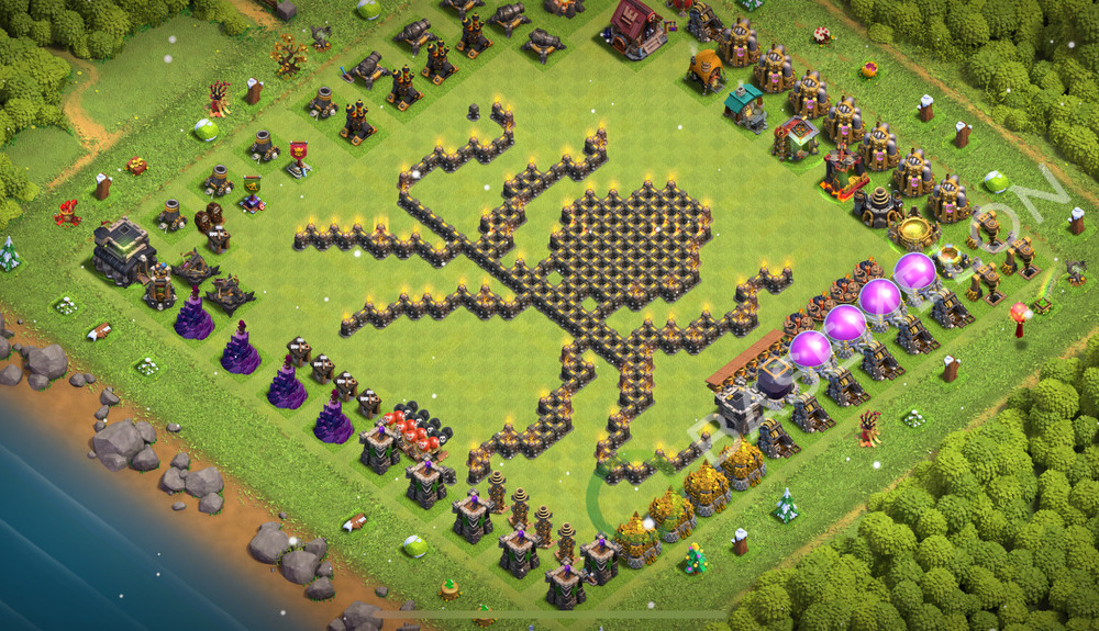 Rathaus Level 9 Progress Base 2026, Layout #2693