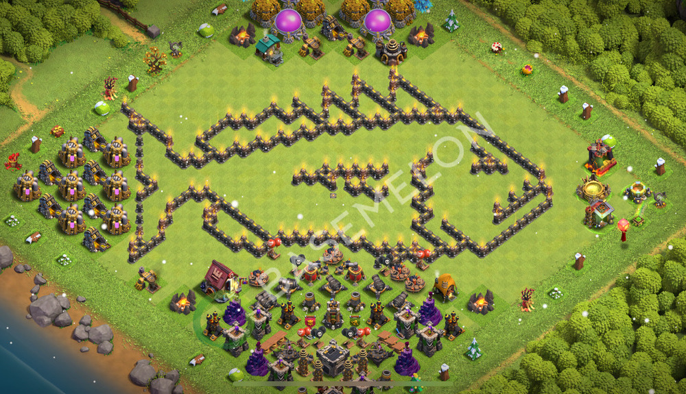 Rathaus Level 9 Progress Base 2026, Layout #2706