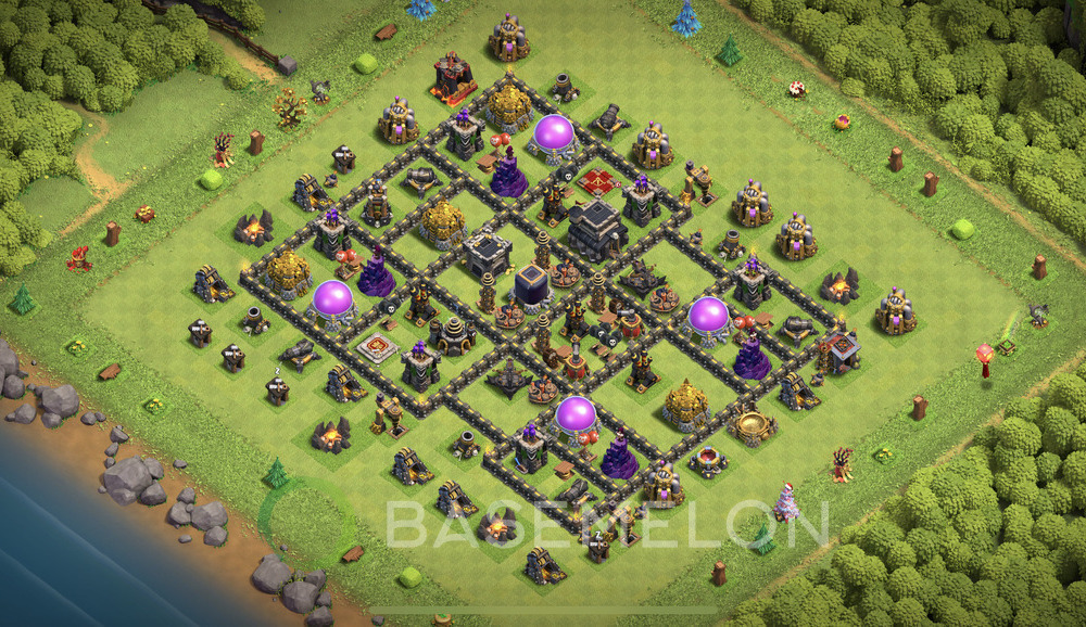 Town Hall Level 9 Farm Base Design 2024, Max Levels, Anti Everything, Layout #297