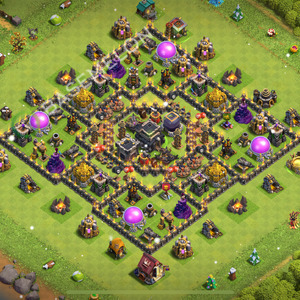 Aldea del Ayuntamiento Nivel 9 para Defensa, Anti 2 Estrellas, Híbrido Diseño 2026, #3237