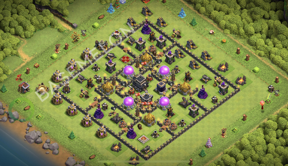Hôtel de Ville Level 9 Farming Base  2026, Niveaux max, Hybride, Village #3393