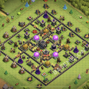 Hôtel de Ville Level 9 Farming Base  2026, Niveaux max, Hybride, Village #3393