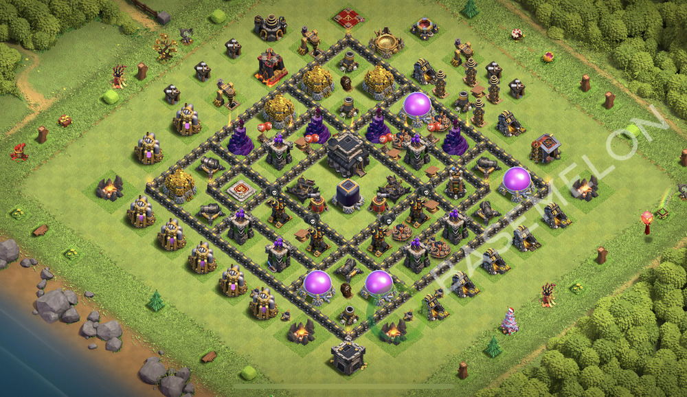 Town Hall Level 9 Farm Base Design 2026, Max Levels, Layout #3406