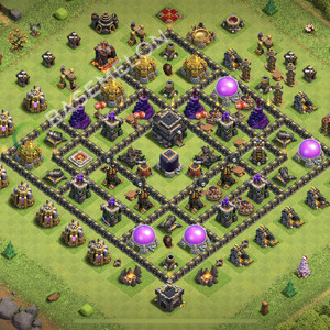 Town Hall Level 9 Farm Base Design 2026, Max Levels, Layout #3406