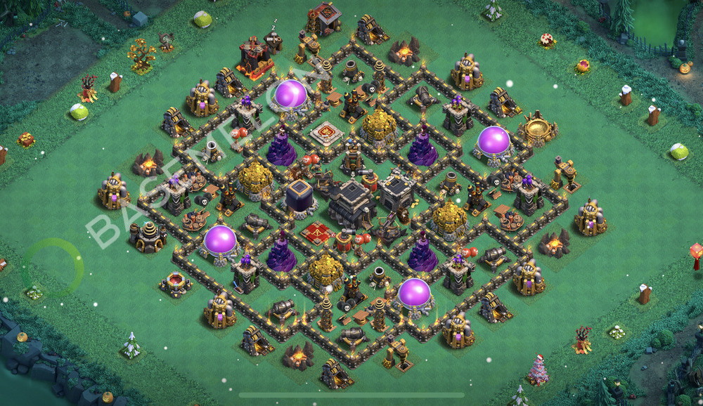 Town Hall Level 9 Farm Base Design 2026, Anti 2 Stars, Hybrid, Layout #3459