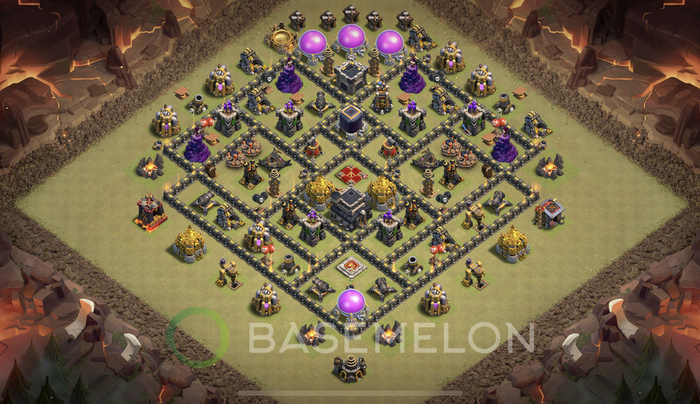 Town Hall Level 9 War Base Design 2024, Max Levels, Anti Everything, Layout #352