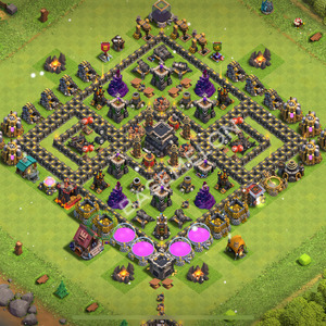 Town Hall Level 9 Trophy/Defense Base Design 2026, Layout #439