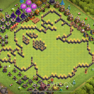 Rathaus Level 9 Progress Base 2025, Layout #9