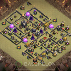 Rathaus Level 9 Krieg Base 2025, Max Level, Anti Alles, Layout #924